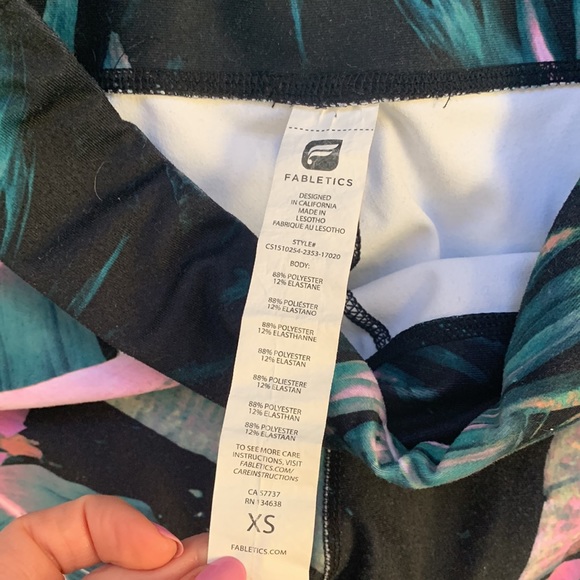 Fabletics tropical print set size XS - Picture 5 of 5